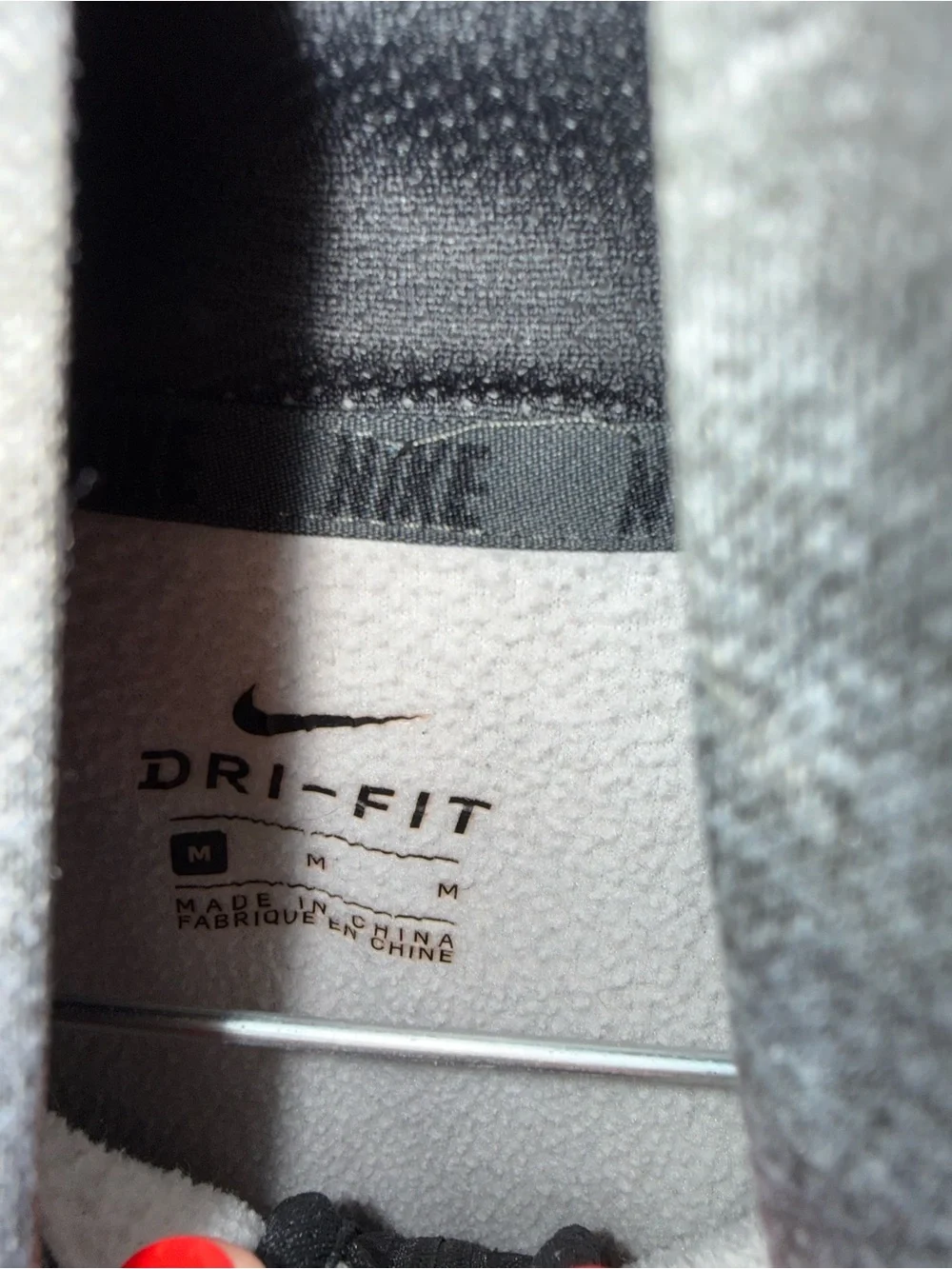 Nike Dri-Fit Kids Gray Full-Zip Hoodie Sweatshirt M Boys Girls